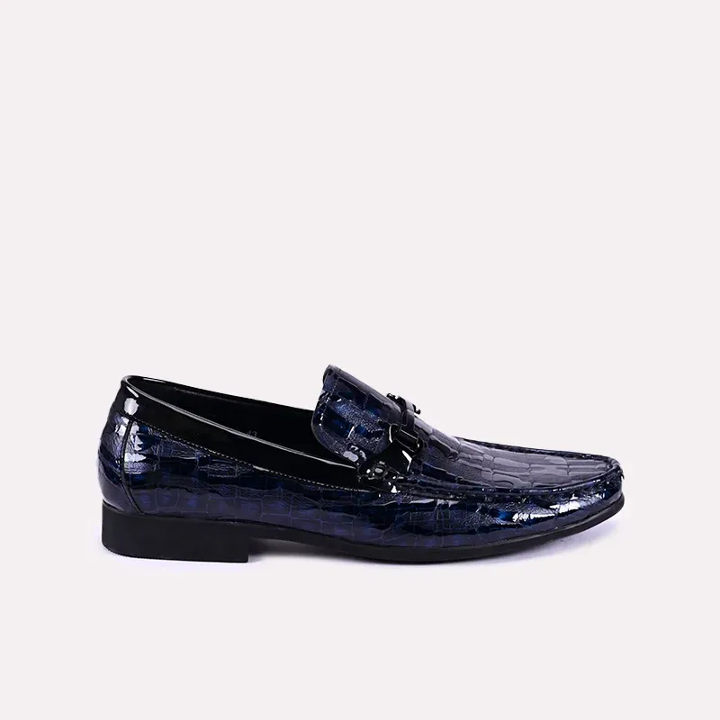 Stalker Blue Moccasin Dress Shoes 0111057