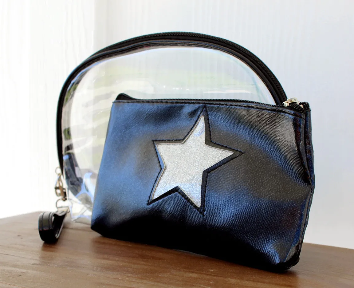 Star Toiletry Bags (2 piece set)