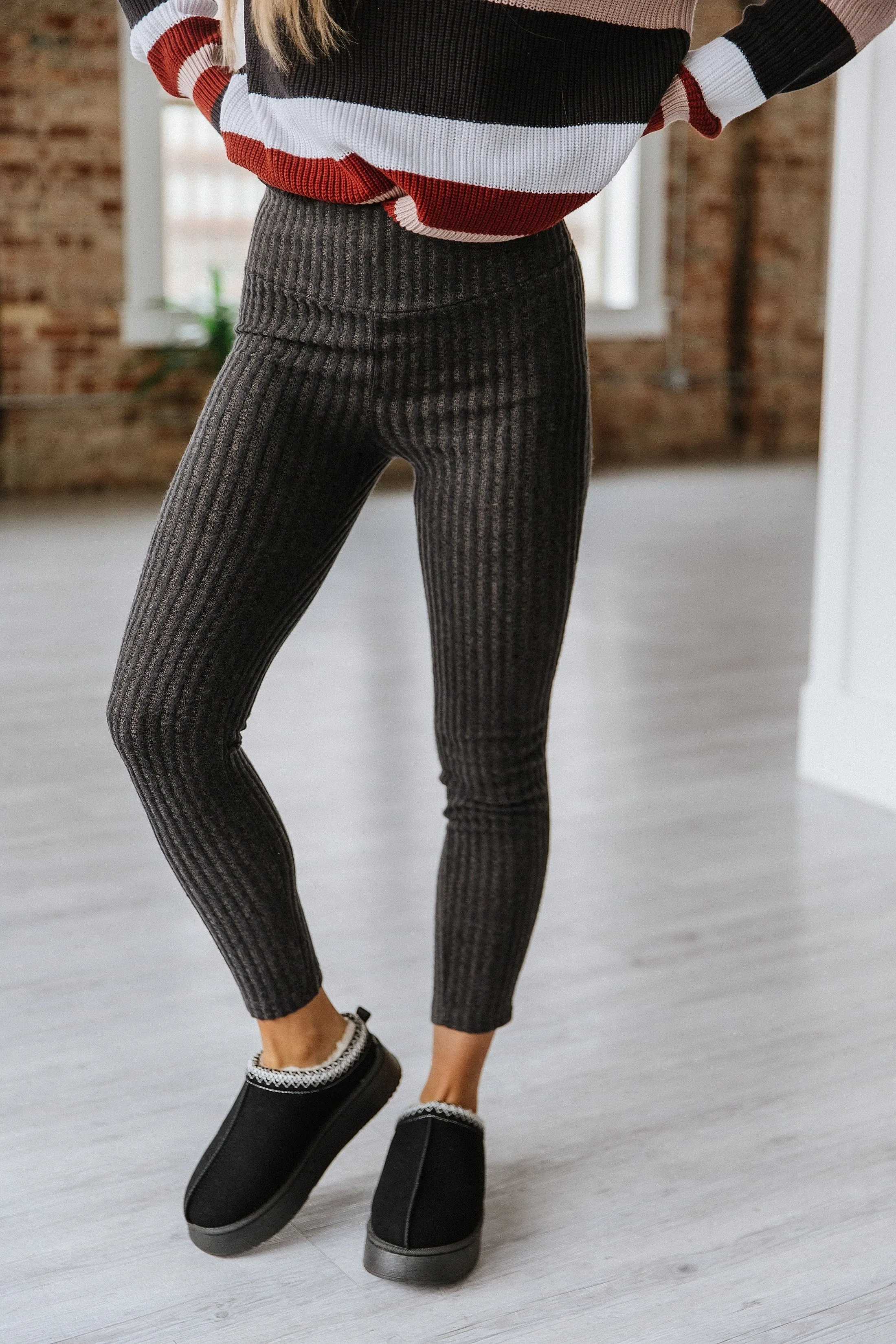 Sterling Ribbed Knit Leggings | S-XL | PRE ORDER