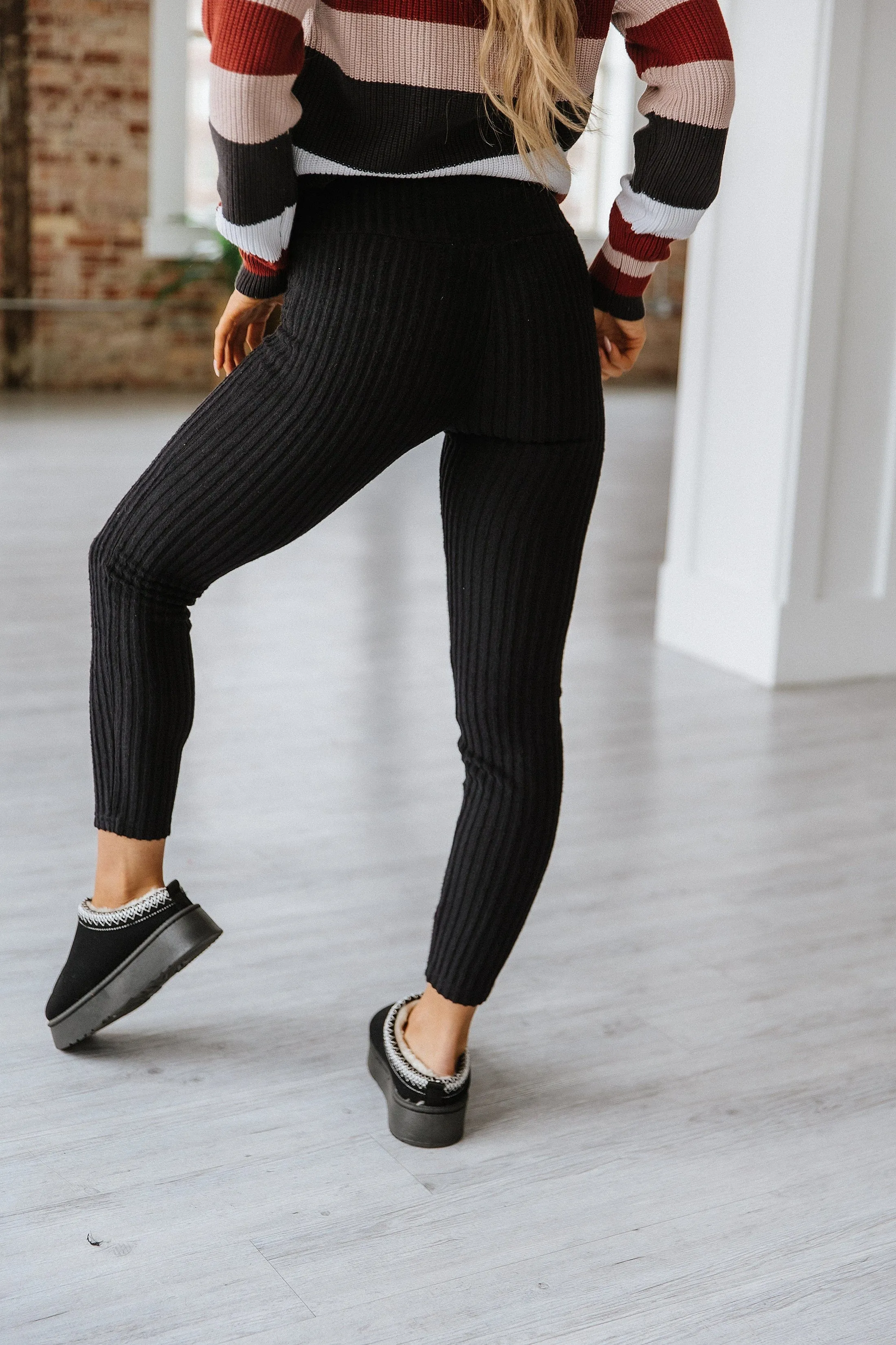 Sterling Ribbed Knit Leggings | S-XL | PRE ORDER