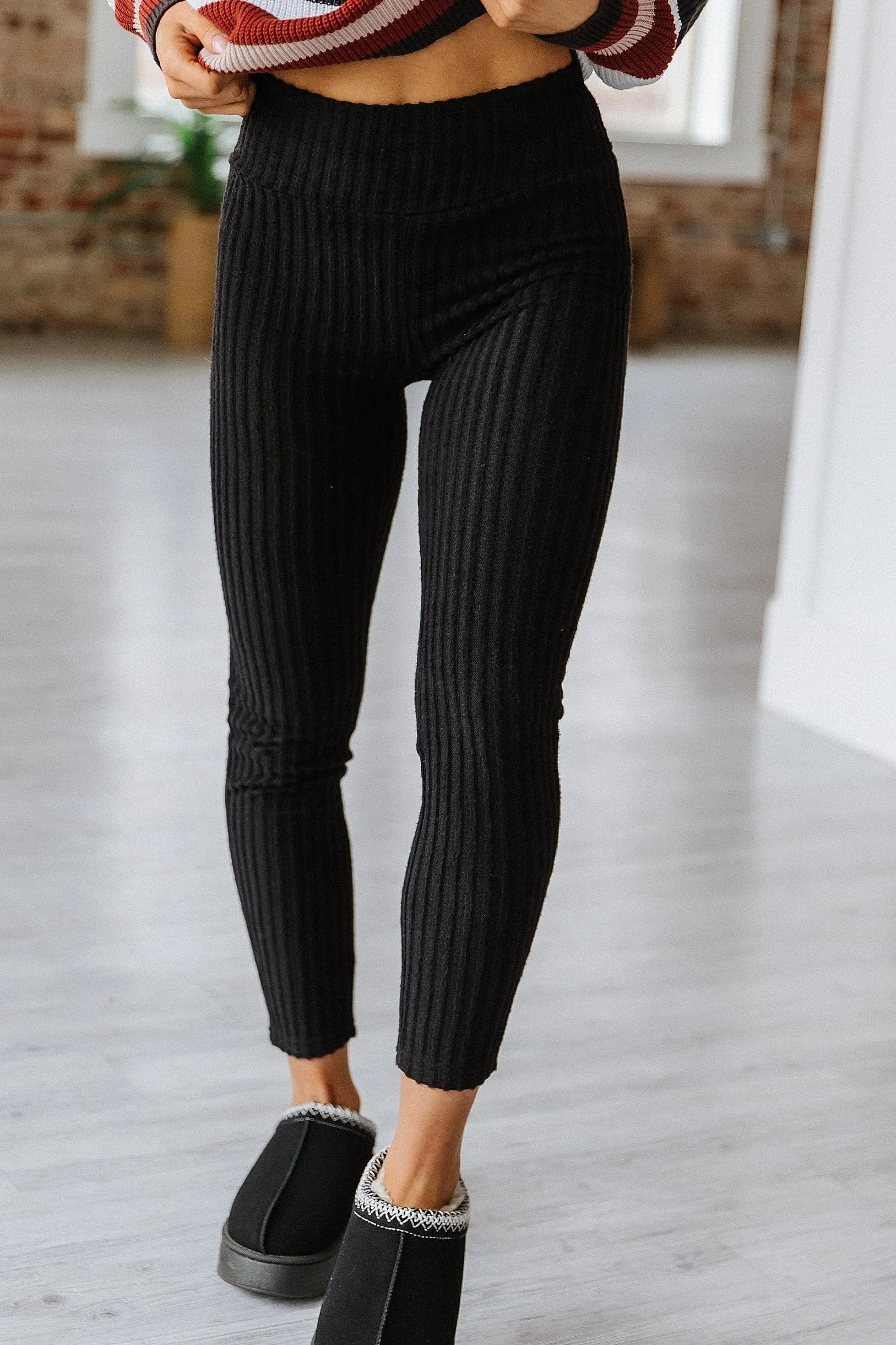 Sterling Ribbed Knit Leggings | S-XL | PRE ORDER