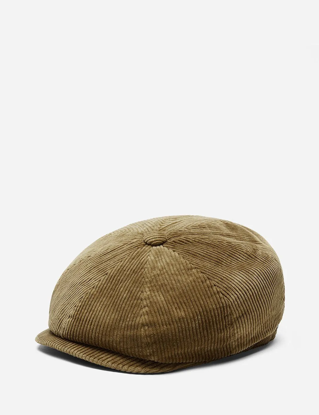 Stetson Hatteras Cord Newsboy Cap (Cord) - Khaki