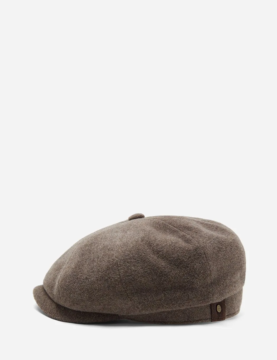 Stetson Hatteras Newsboy Cap (Wool/Cashmere) - Mouse Brown