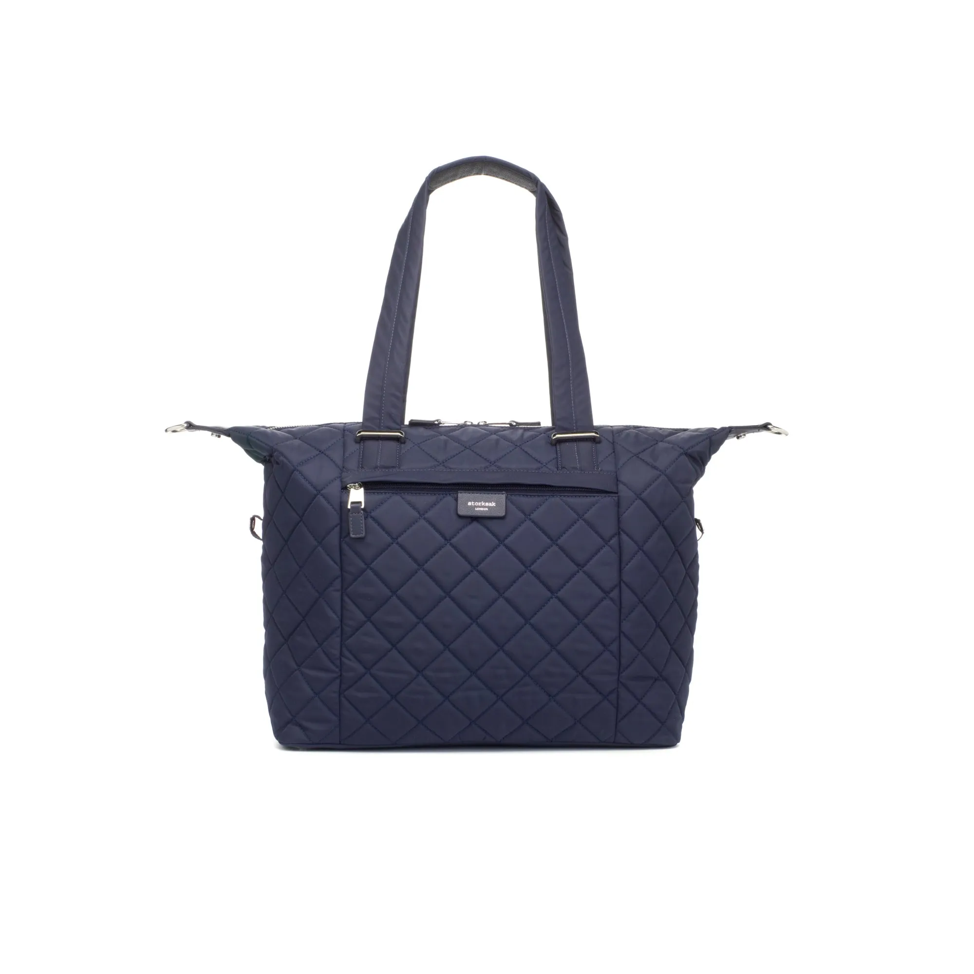 Stevie Quilt Nappy Bag - Navy