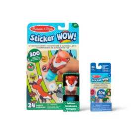 Sticker WOW!™ Fox Bundle: Activity Pad & Sticker Stamper   Mini Activity Pad and 200 Refill Stickers