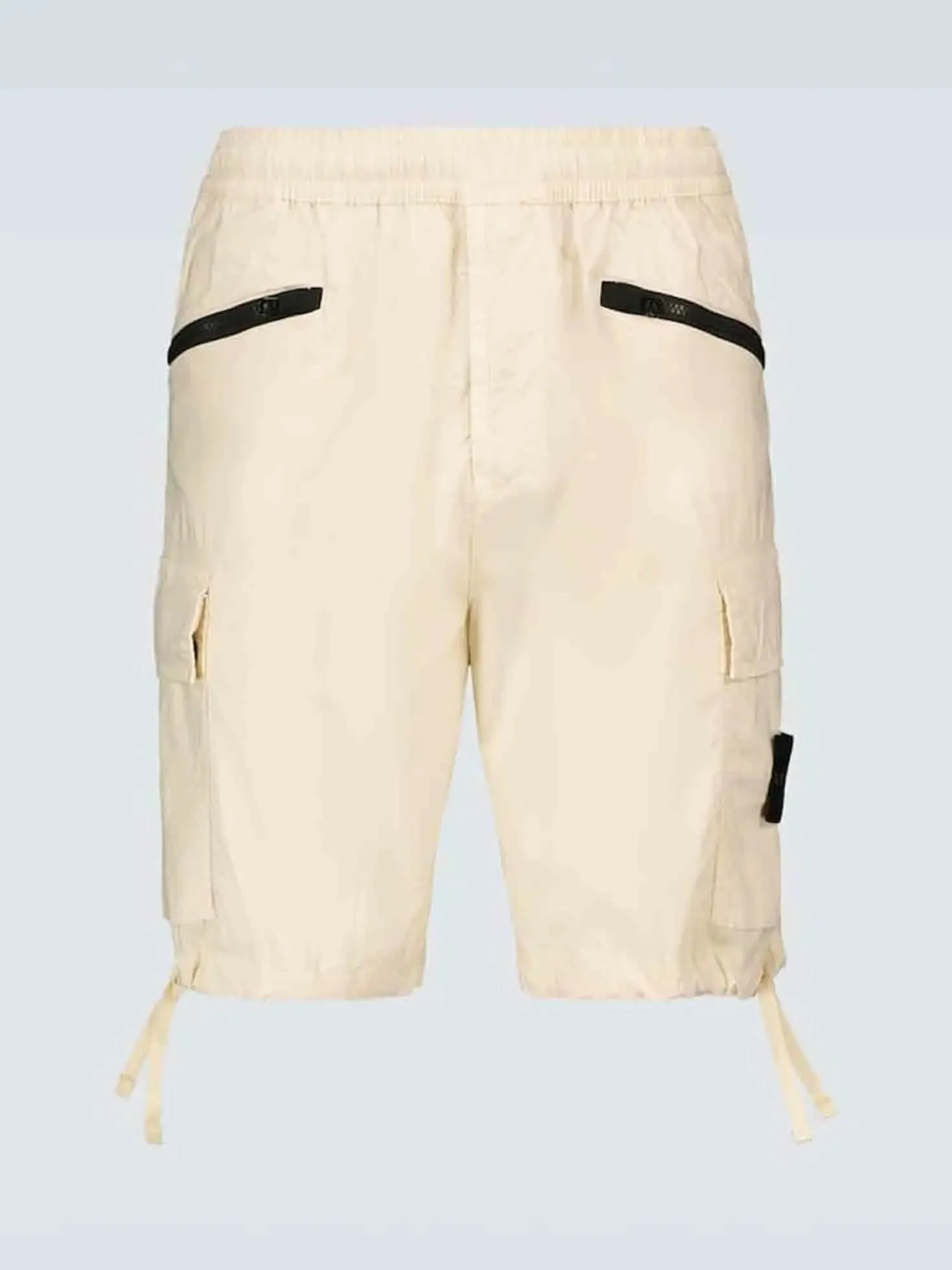 Stone Island Bermuda Cargo Shorts Ivory