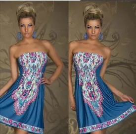 Strapless Paisley Print Dress - Assorted Styles and Sizes