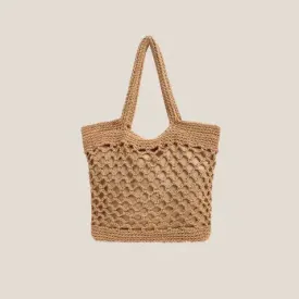 Straw Woven Tote Bag