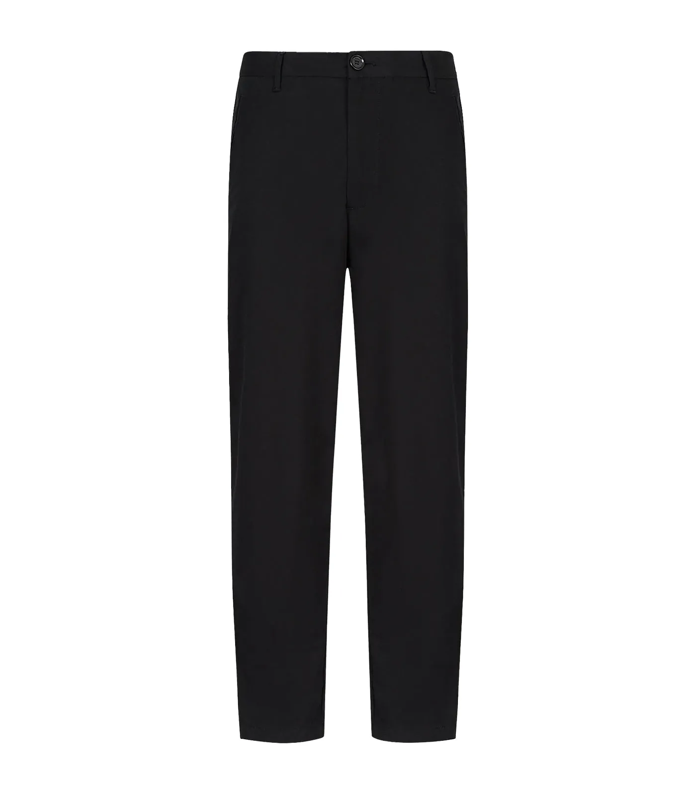 Stretch Organic Cotton Pants Black