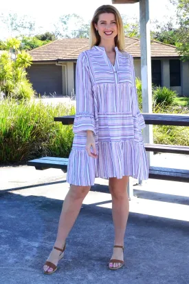 Striped Delight Summer Tunic Dress