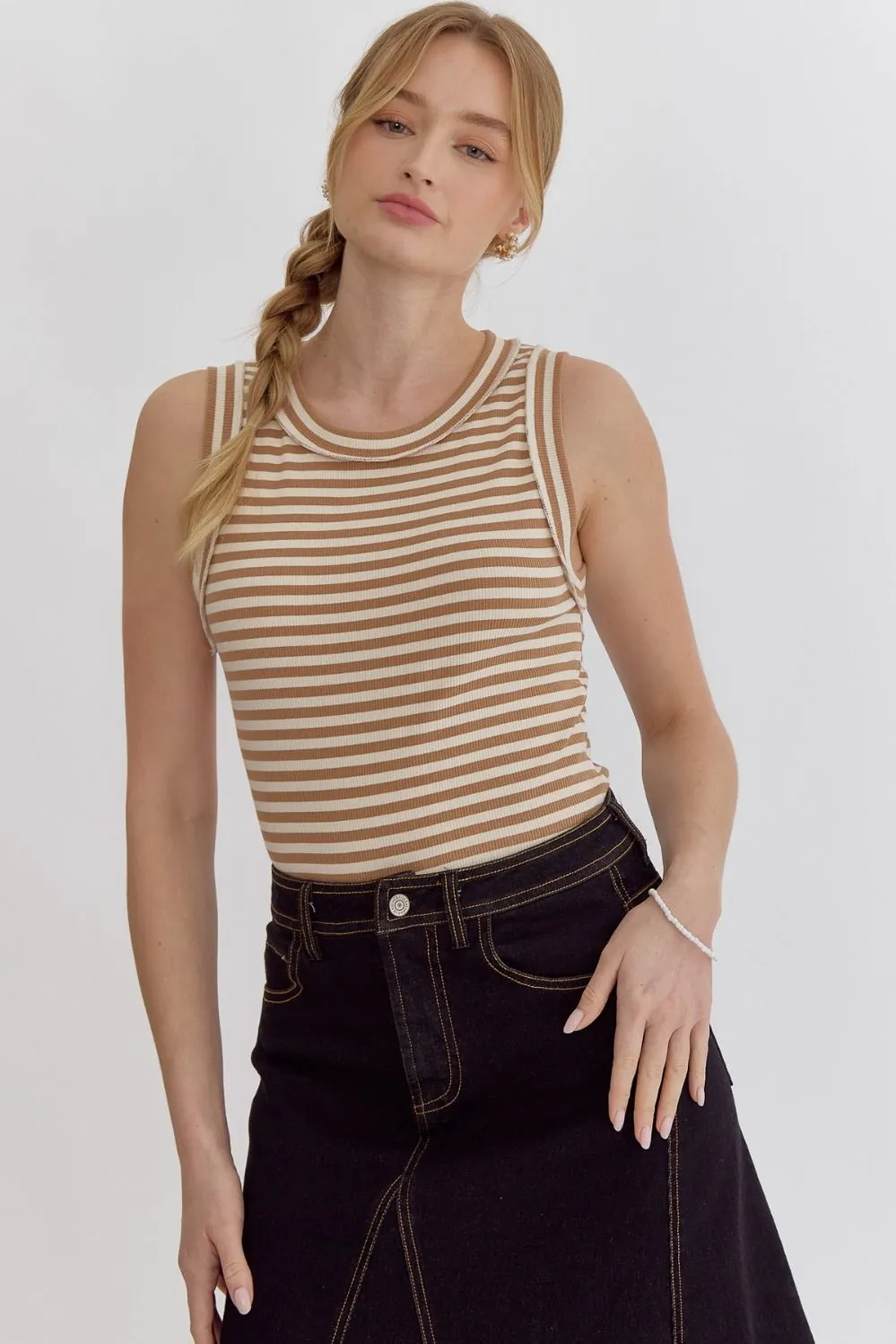 Striped Tank Tops - 2 COLORS