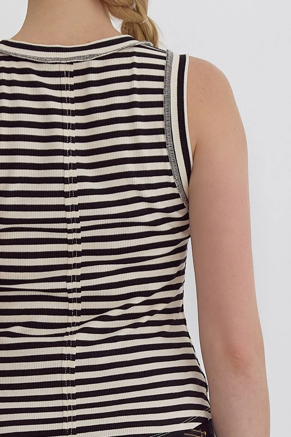 Striped Tank Tops - 2 COLORS