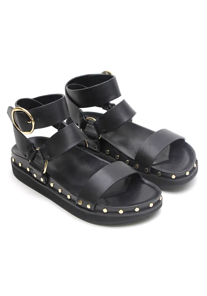 Studded Sandal - Black