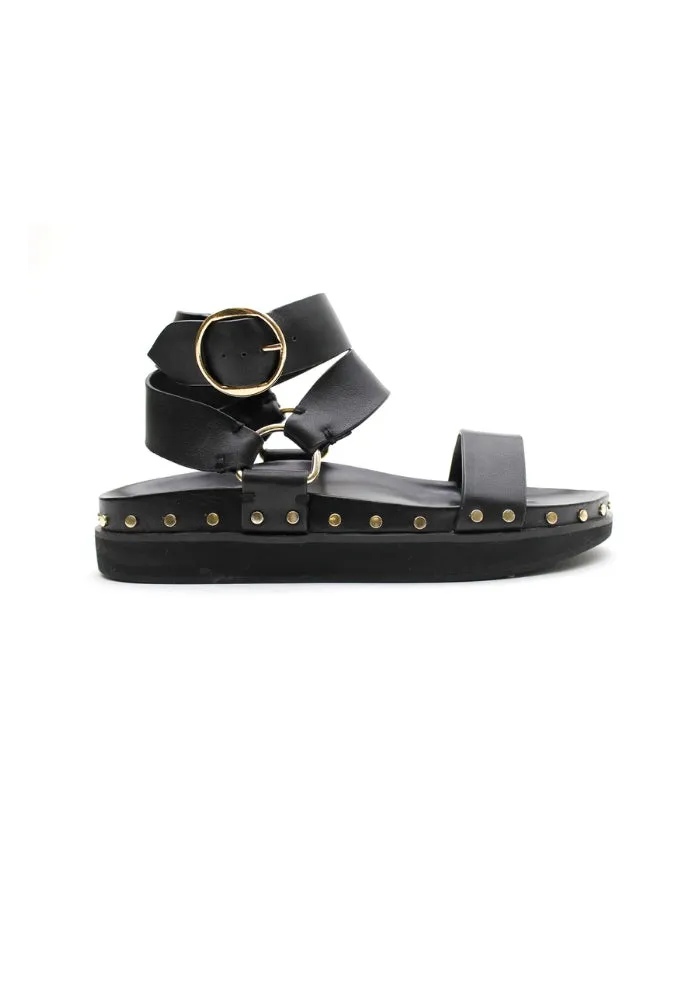 Studded Sandal - Black