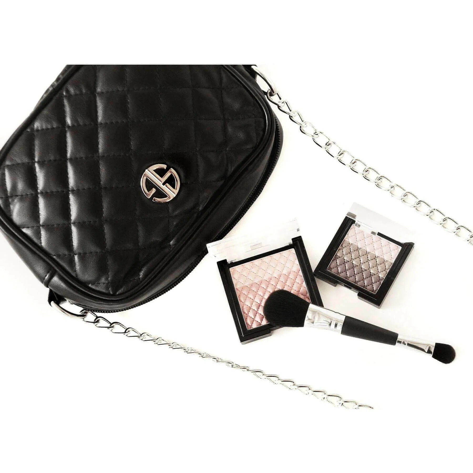 STUDIO GEAR COSMETICS FILLED SIGNATURE SHOULDER BAG