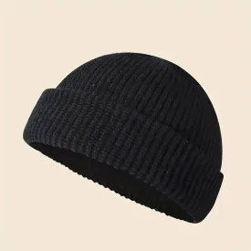 Stylish 1pc Mens Knitted Beanie Hat  A Perfect Gift