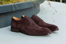 Suede Lace-Up Shoe Brown