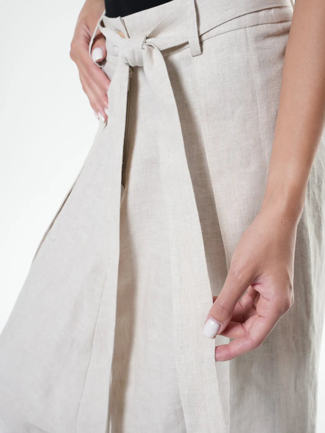 Summer Linen Harem Pants