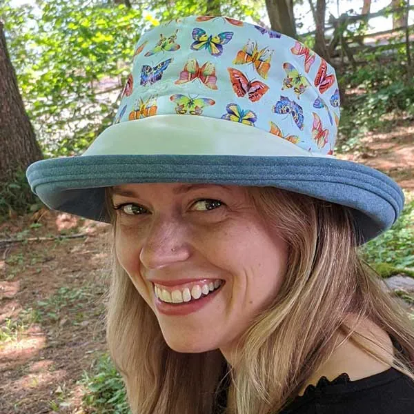 Sunblocker, our bestselling sun hat, sewing pattern and instructions, digital format