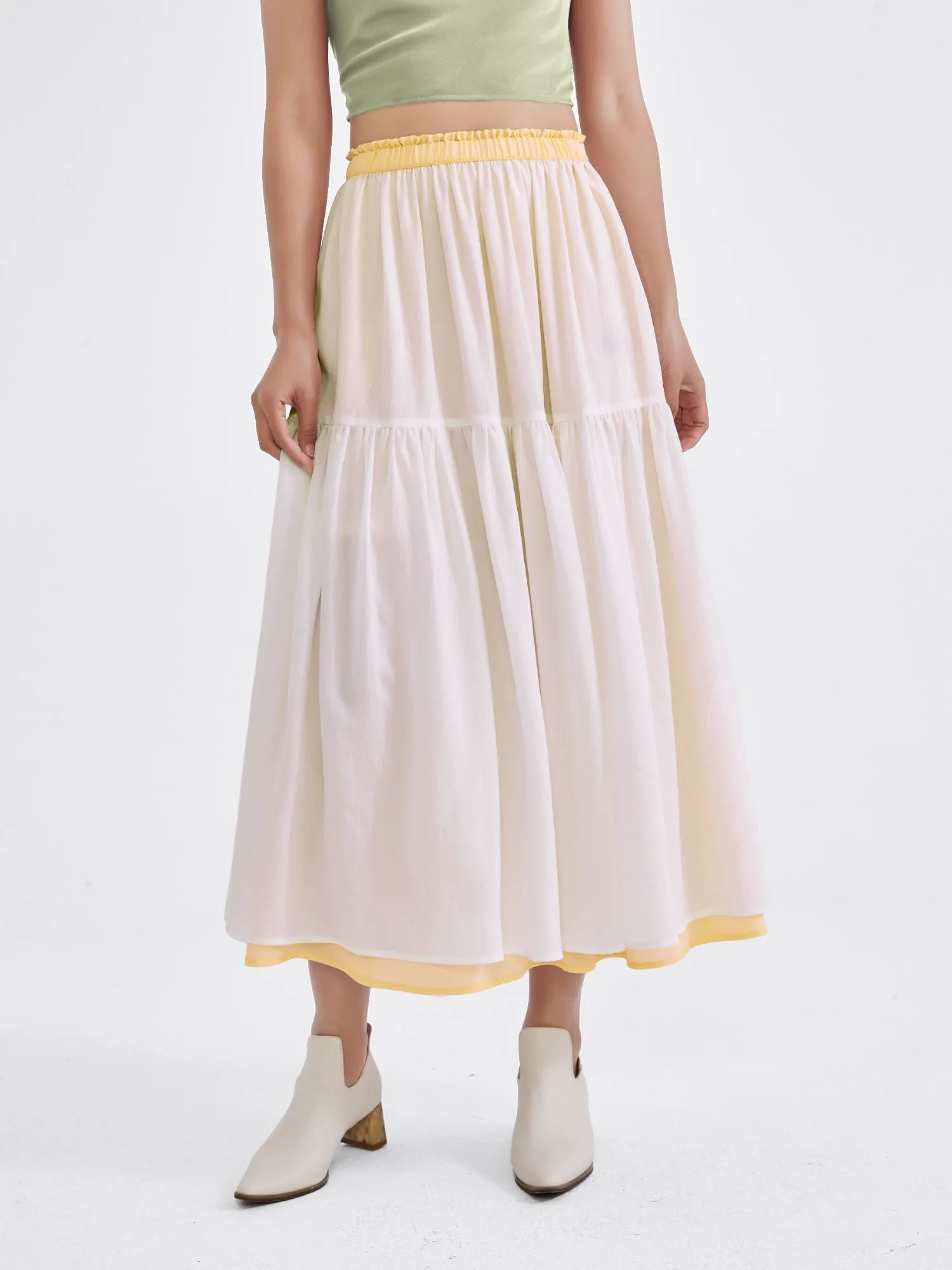 Sunflower Skirt, Reversible   Multi-Color