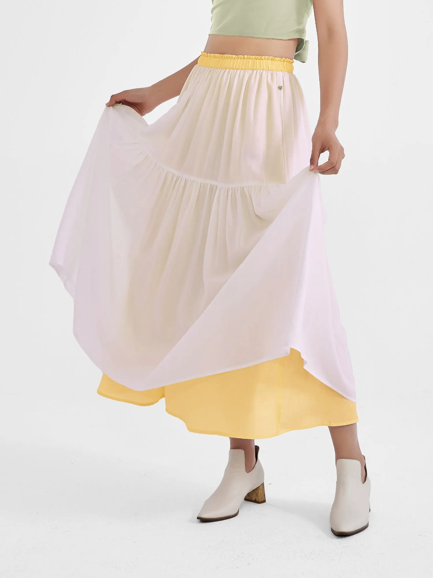 Sunflower Skirt, Reversible   Multi-Color