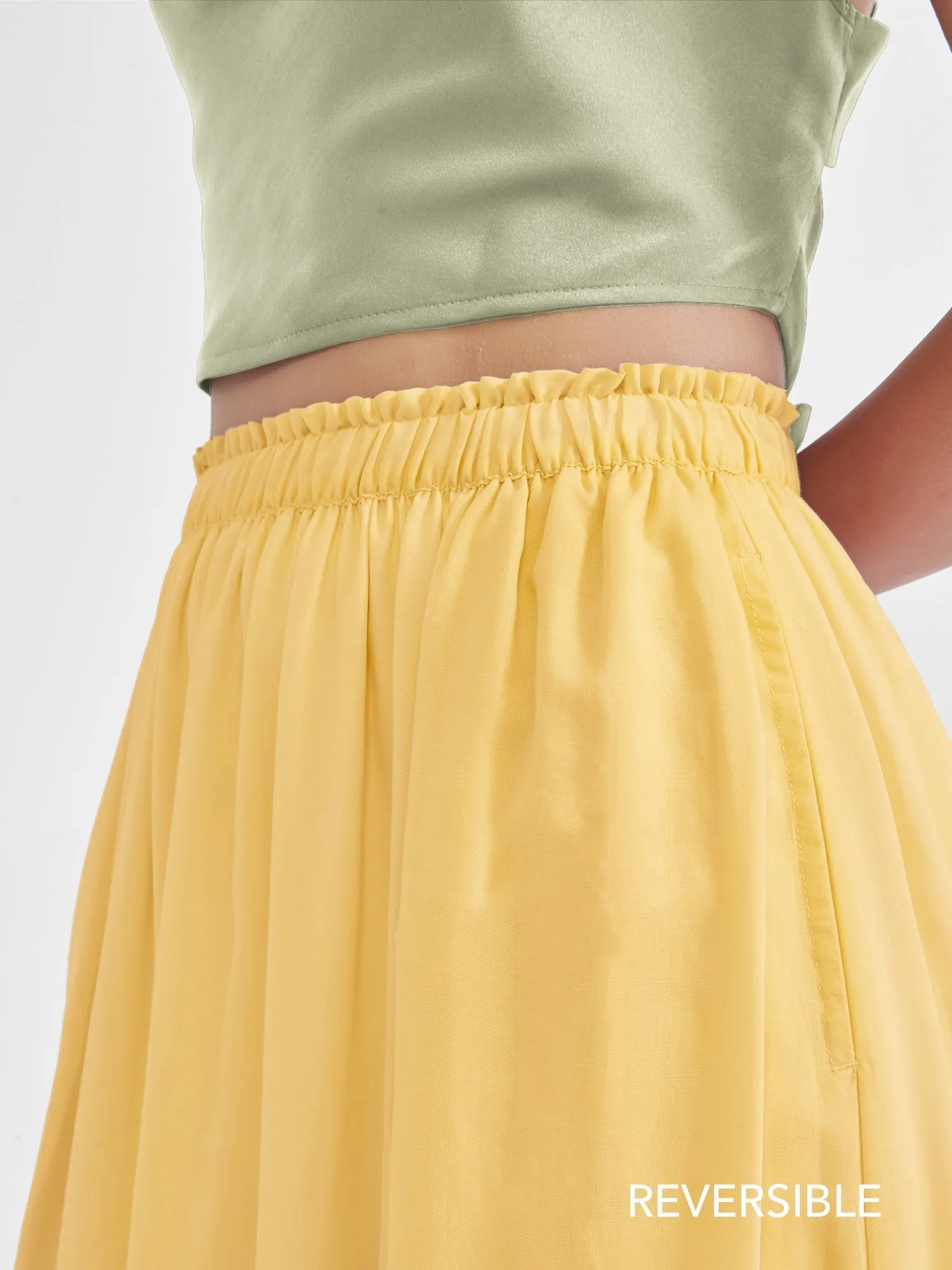 Sunflower Skirt, Reversible   Multi-Color