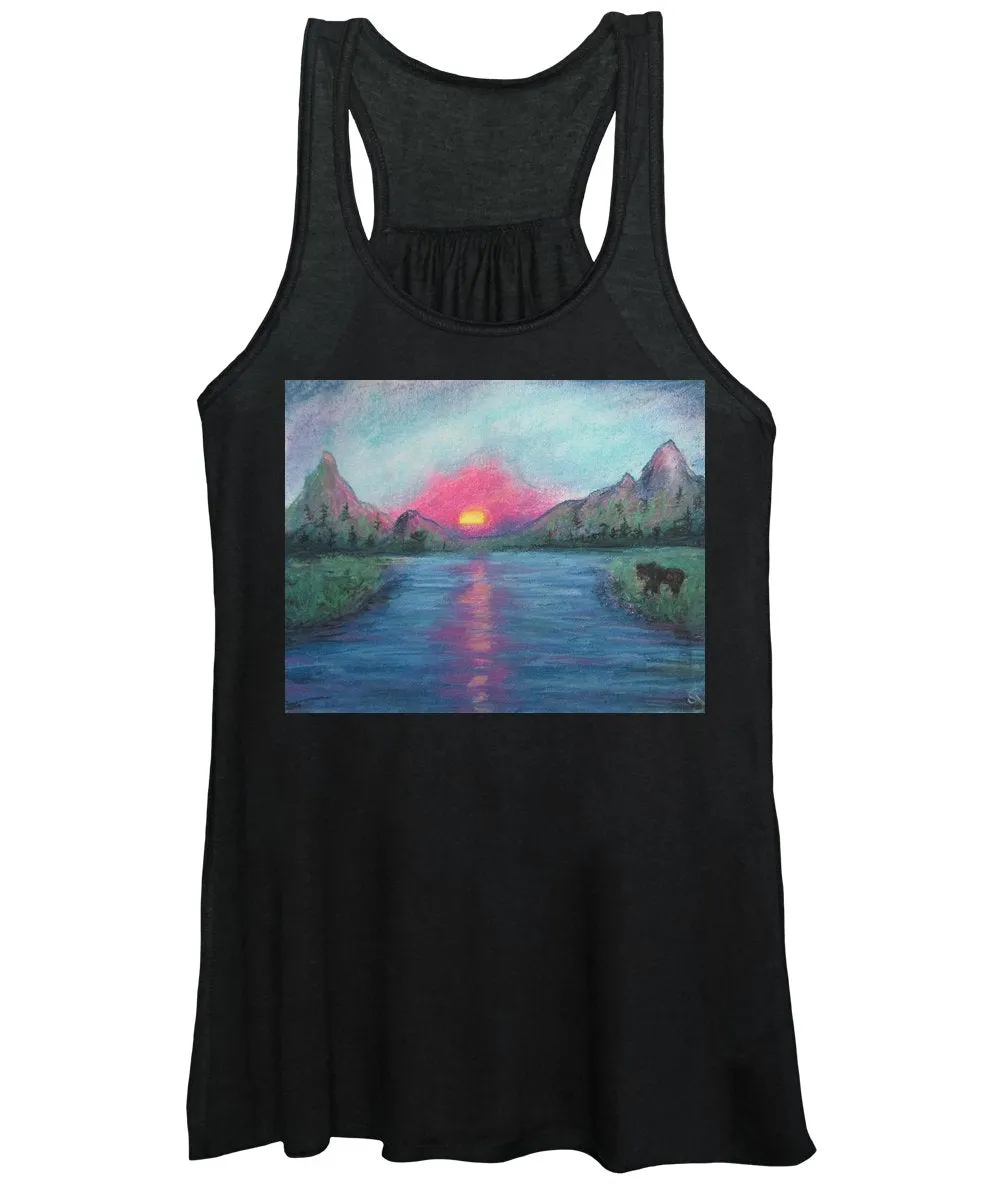 Sunny Bear Side ~ Women's Tank Top