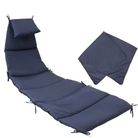 Sunnydaze Hanging Lounge Chair Replacement Cushion and Umbrella