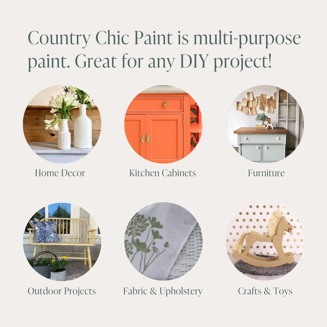 Sunset Glow - Chalk Style Paint for Furniture, Home Decor, DIY, Cabinets, Crafts - Eco-Friendly All-In-One Paint