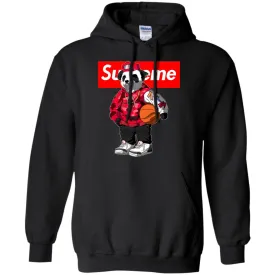 Supreme Bear Basketball T-shirt Pullover Hoodie Sweatshirt