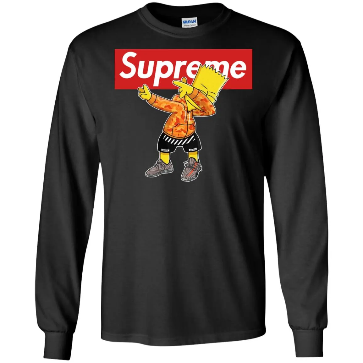 Supreme Dabbing T-shirt Men Long Sleeve Shirt