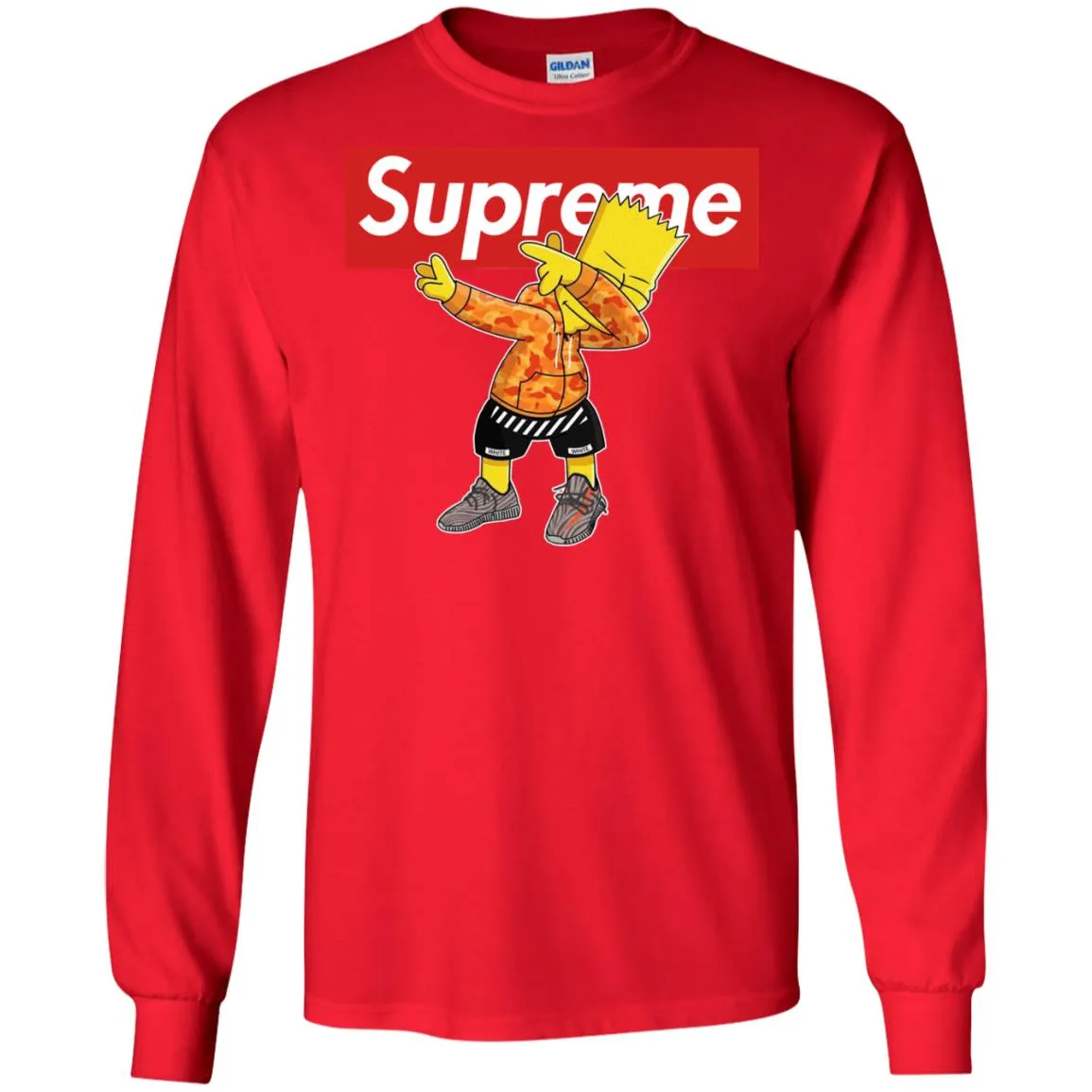 Supreme Dabbing T-shirt Men Long Sleeve Shirt