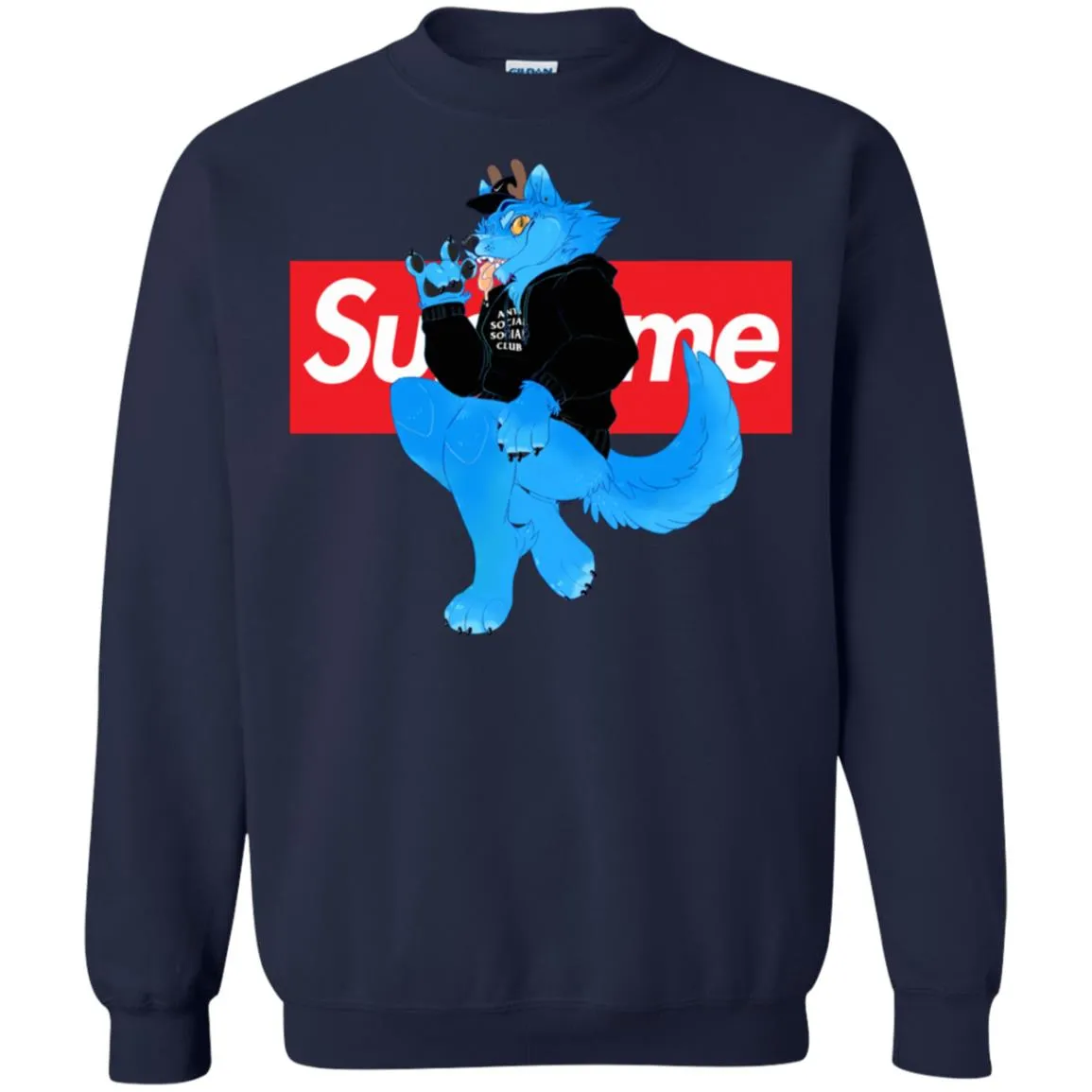 Supreme Woft T-shirt Crewneck Pullover Sweatshirt