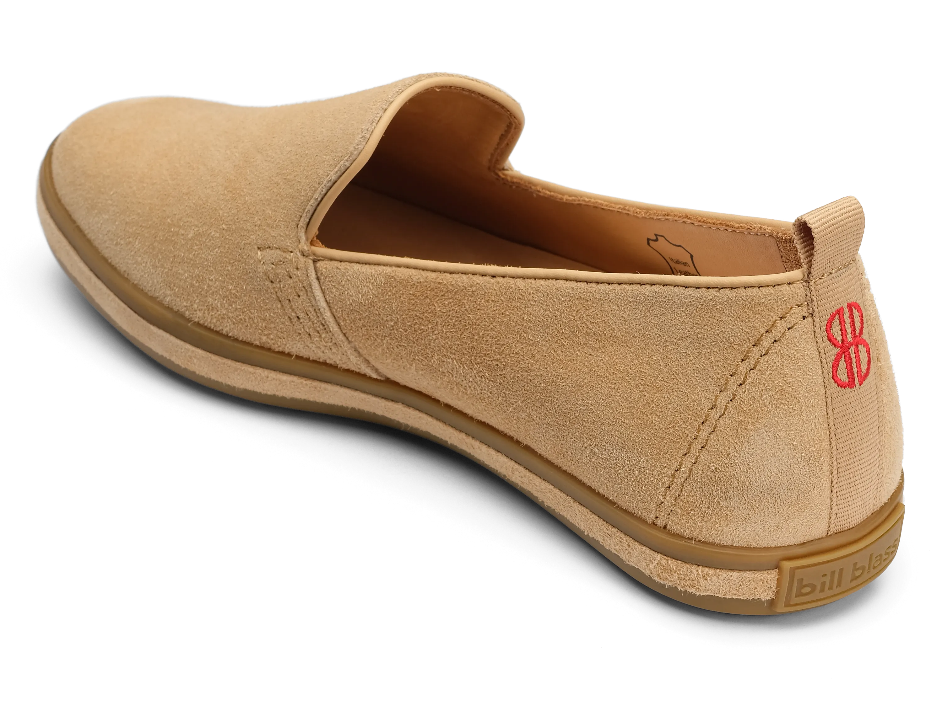 Sutton Suede Slip On - Nude