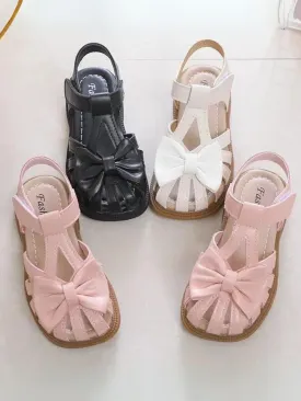 Sweet Bow T-Strap Sandals By Liv and Mia