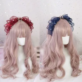 Sweet Lolita KC Elegant Headpiece Layered Bow Hairbands