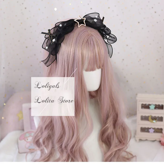 Sweet Lolita KC Elegant Headpiece Layered Bow Hairbands