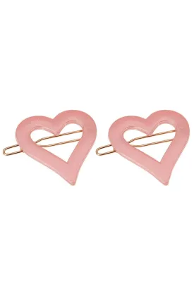 Sweetheart Tige Boule Barrette Pair