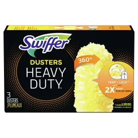 Swiffer Duster Multi-Surface Heavy Duty Refills, 3 Count. Yellow, Unscented