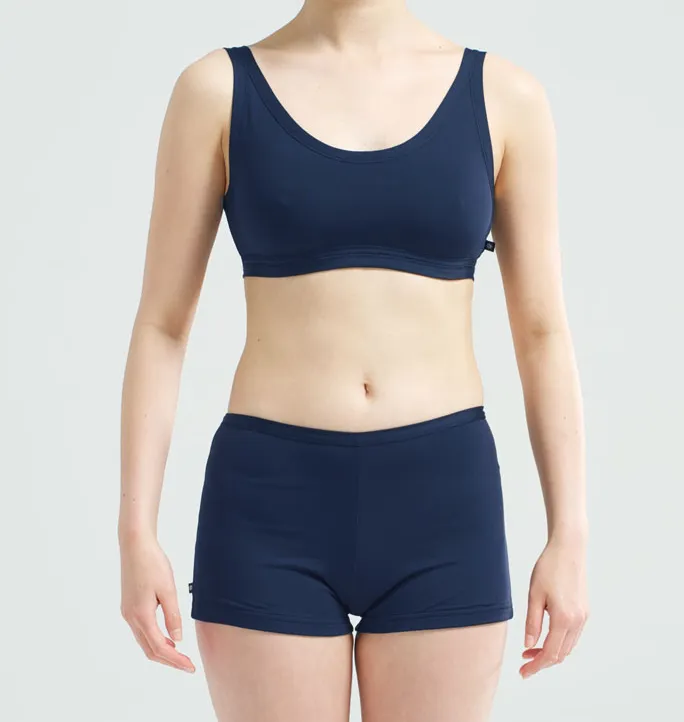 Swim Crop Navy - last one medium