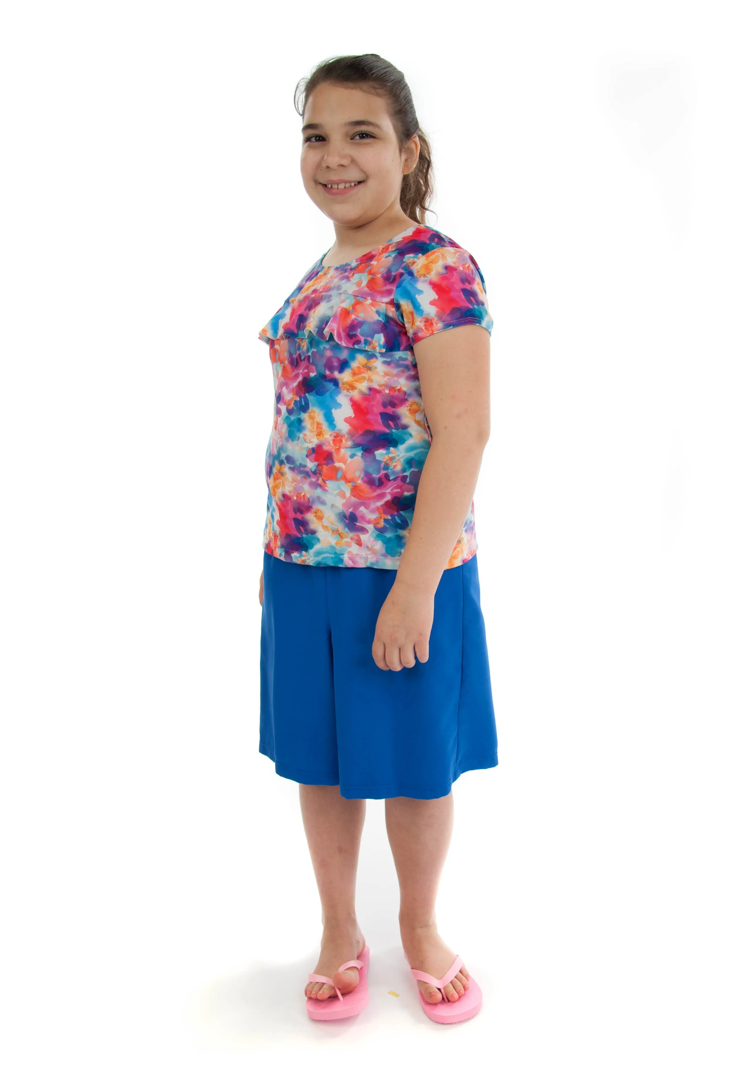 Swim Culottes / Girls Plus Size