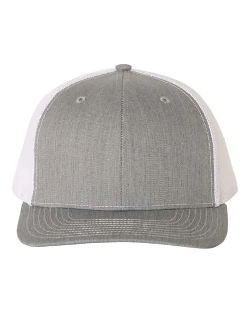 Swing. Swear. Repeat. | Golf Hat | Richardson 112 Leather Patch Hat for  Golfers | Unique Christmas Gift Idea for Golfers