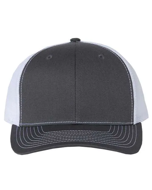 Swing. Swear. Repeat. | Golf Hat | Richardson 112 Leather Patch Hat for  Golfers | Unique Christmas Gift Idea for Golfers