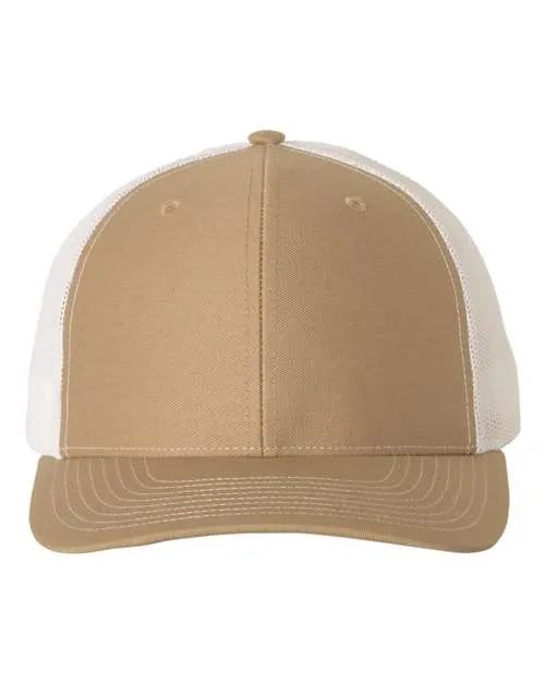 Swing. Swear. Repeat. | Golf Hat | Richardson 112 Leather Patch Hat for  Golfers | Unique Christmas Gift Idea for Golfers