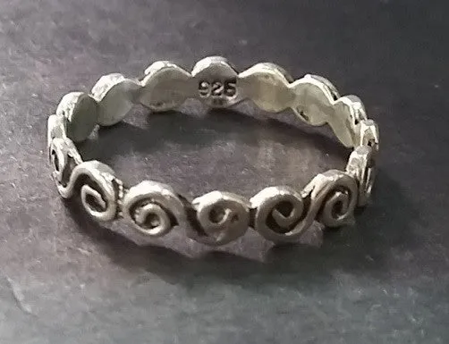 Swirly - Sterling Silver