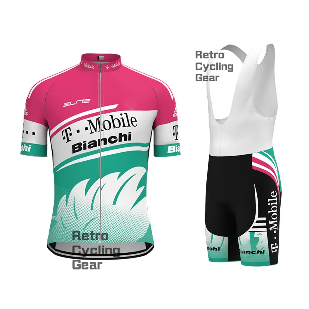 T-Mobile Bianchi Retro Long Sleeve Cycling Kits