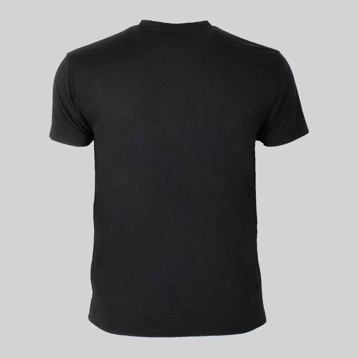 T-shirt noir col V ballon rugby