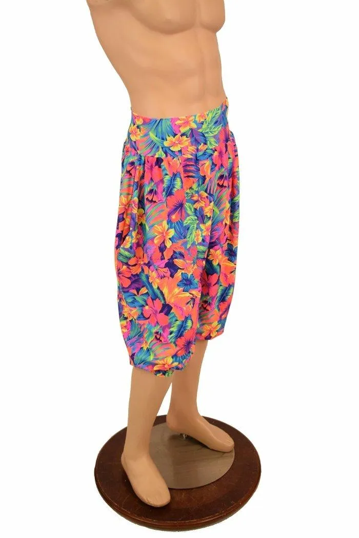 Tahitian Floral "Michael" Pants with Pockets