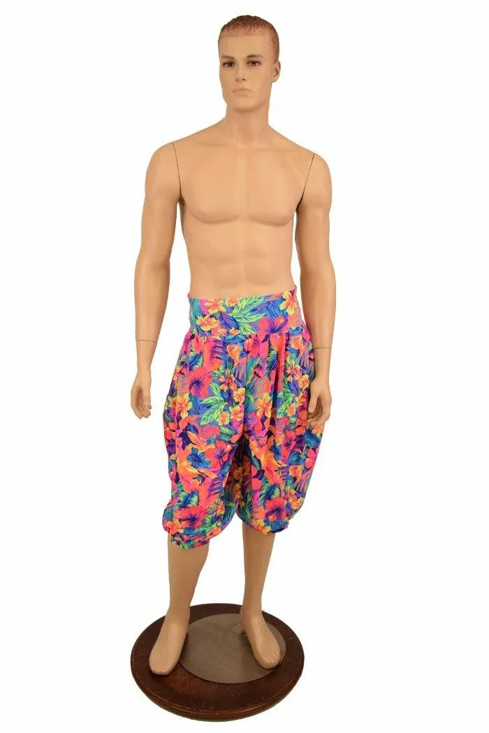 Tahitian Floral "Michael" Pants with Pockets