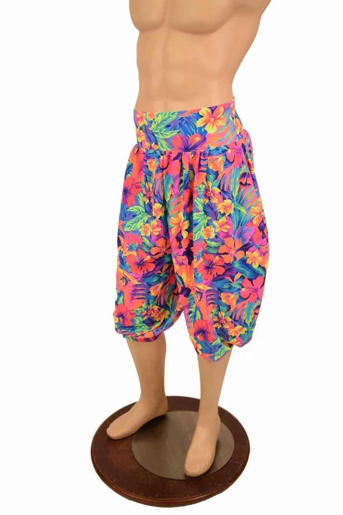 Tahitian Floral "Michael" Pants with Pockets